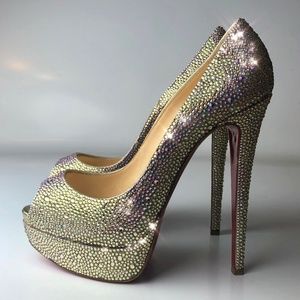 Christian Louboutin Lady Peep 150 Swarovski 39